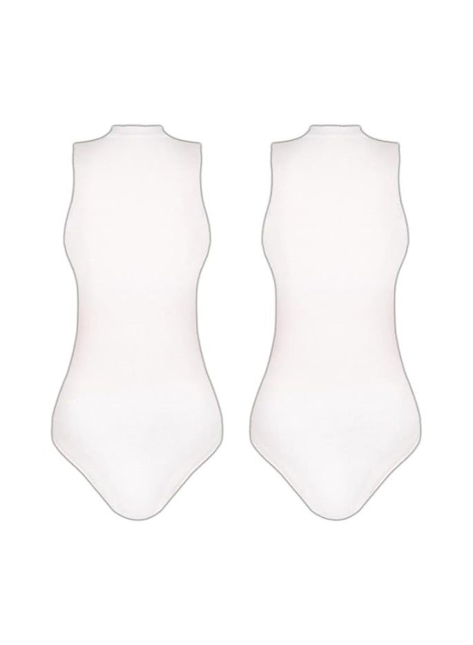 YOUNG WEAR YOUNG UNDERWEAR | Women's Shaping Highneck Bodysuit | Sleek Silhouette| Enhance Your Curves | Confidence and Comfort - Image 5