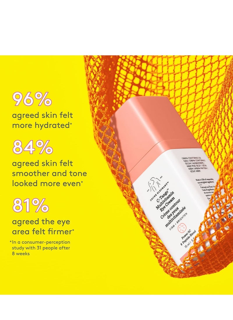 Drunk Elephant C-Tango Multivitamin Eye Cream. Brightening and Restorative Under Eye Cream with Vitamin C (15 mL / 0.5 Fl Oz)