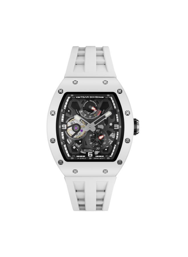 TSAR BOMBA Men's FKM Rubber Automatic Watch TB8212CII-01 - 50.0*42.8 mm - Image 1