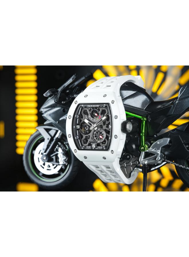 TSAR BOMBA ساعة رجالية أوتوماتيكية مطاط  - - Image 4