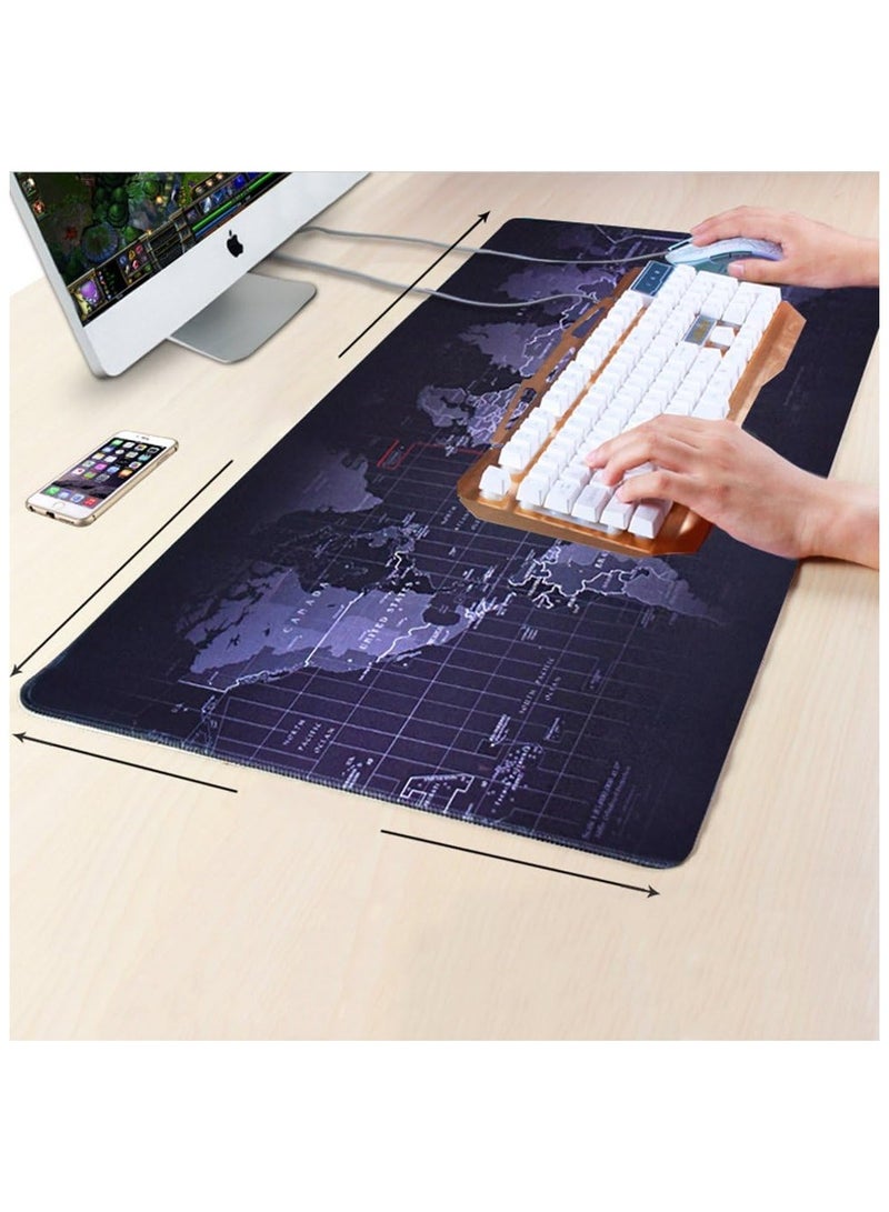 Vicloon Vicloon Large Gaming Mouse Pad Mouse Mat 900 * 400 * 3mm, Extended Mousepad Keyboard Desk Pad with Non-slip Rubber Base and Stitched Edges Mousepad or...  - Image 3
