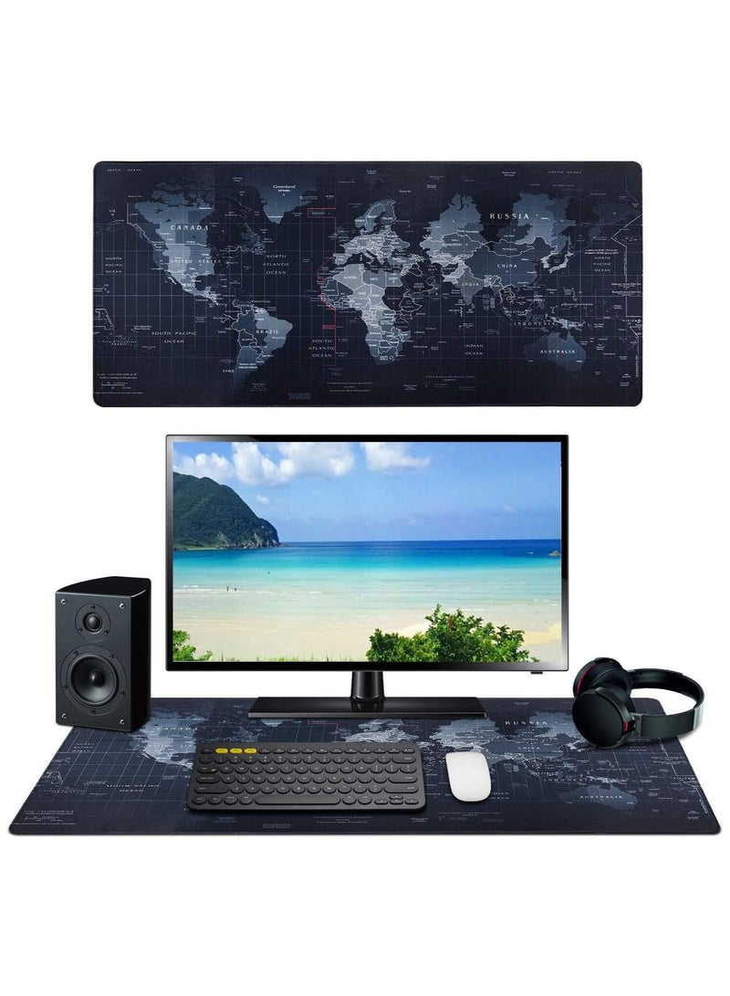 Vicloon Vicloon Large Gaming Mouse Pad Mouse Mat 900 * 400 * 3mm, Extended Mousepad Keyboard Desk Pad with Non-slip Rubber Base and Stitched Edges Mousepad or...  - Image 2