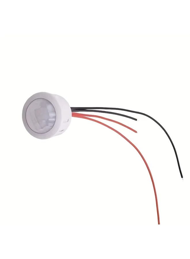 قطعتان مفتاح ضوء مستشعر حركة PIR تيار مستمر 12-24 فولت، كشف آلي بالأشعة تحت الحمراء للداخل والخارج - Image 3