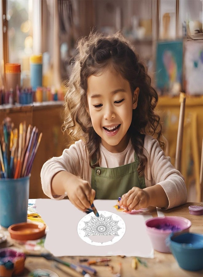 TOY FUN Mandala Art Magic Craft Game DIY Kit for Kids 5 to 8 Years | Birthday Gift | Colouring Game | Purse, Wall Hanging, Name Plate, Hand Bag - Image 3
