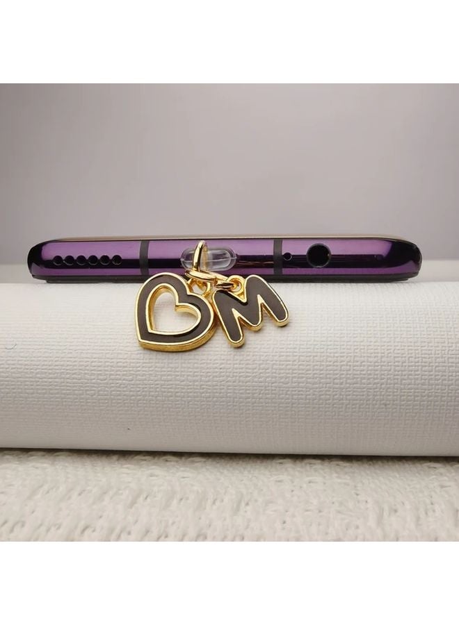 Type C Phone Dust Plug Heart Charging Port Accessory Holiday Birthday Gift - Image 2