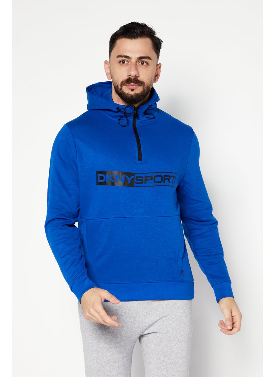 DKNY Sport Men Sportwear Fit Outdoor Jacket, Blue  - Image 1
