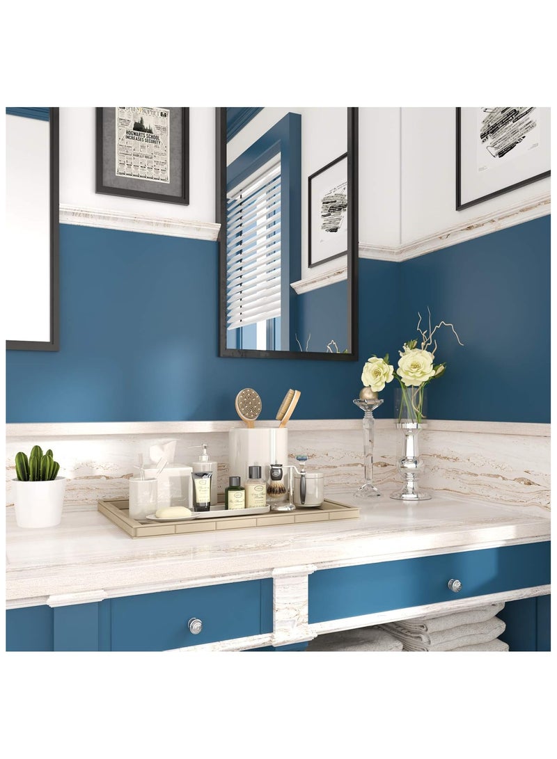 Anna 40CM x 10M Self-Adhesive Waterproof and Moisture-Proof Solid Color Simple Decorative Wallpaper - Image 3