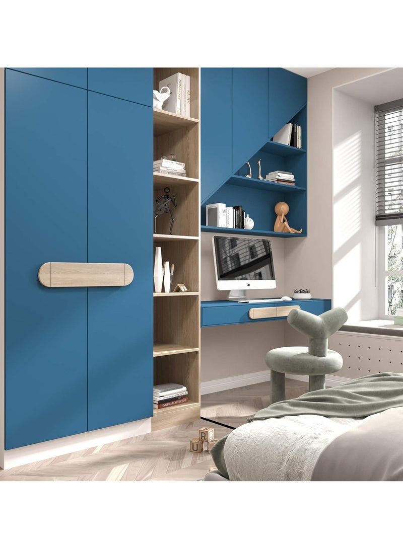 Anna 40CM x 10M Self-Adhesive Waterproof and Moisture-Proof Solid Color Simple Decorative Wallpaper - Image 5