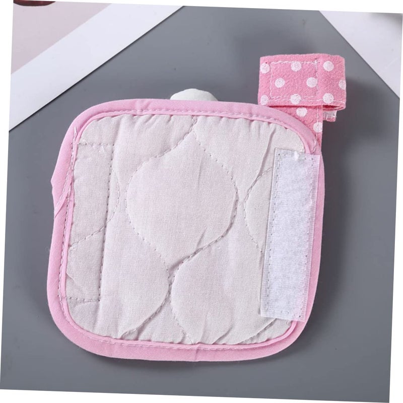Pink Refrigerator Door Handle Cover Cotton Fabric Protector Soft Touch Fingerprint Resistant - Image 5