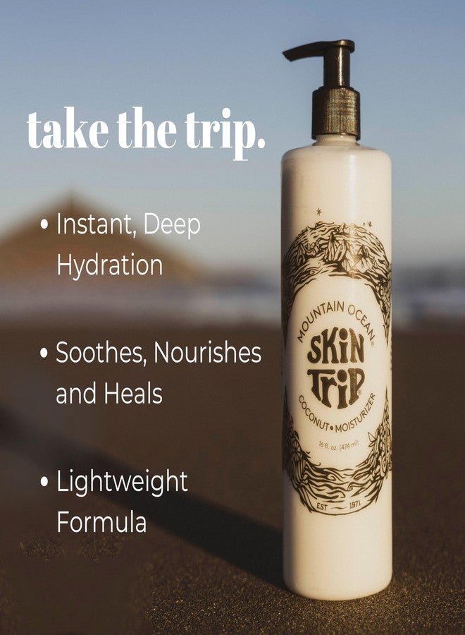 Mountain Ocean The Original Skin Trip Coconut Body Lotion, 16 Oz Pump, Lightweight, Fast Absorbing Moisturizer, with Coconut Oil, Aloe Vera, & Lanolin - Image 2