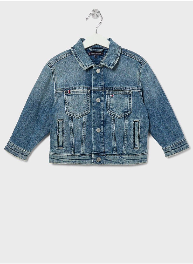 TOMMY HILFIGER Youth Oversized Bomber Jacket  - Image 1