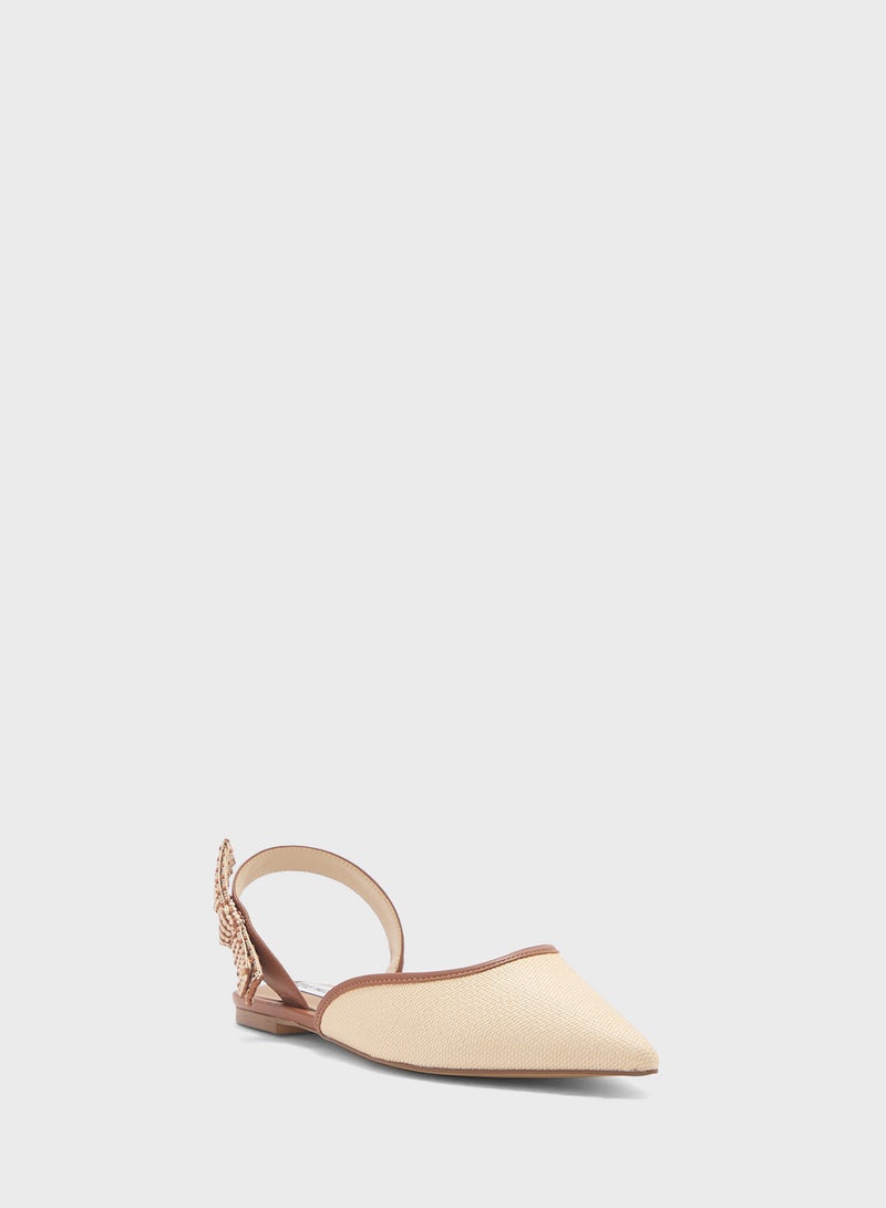 STEVE MADDEN Landfall Buckle Strap Closed Toe Ballerinas  - Image 2
