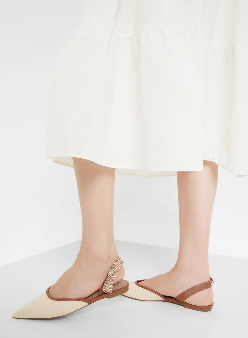 STEVE MADDEN Landfall Buckle Strap Closed Toe Ballerinas  - Image 5