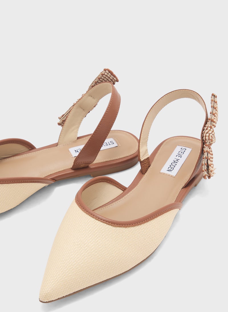 STEVE MADDEN Landfall Buckle Strap Closed Toe Ballerinas  - Image 4