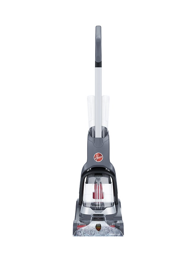 PowerDash Compact Carpet Cleaner CDCW-PDME for Carpet, Upholstery & More With AQUASPIN Brush Bar Easily Removes Spills, Messes & Tough Stains 2.27 L 800 W CDCW-PDME Grey