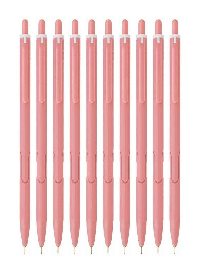 Hauser Germany XO RT Retractable Ball Pen | Sleek Matt Finish Pastel Shade Body & Minimalistic Design | Low Viscosity Ink With Ultra Durable Tip | Red Ink, Pack Of 20 - Image 2
