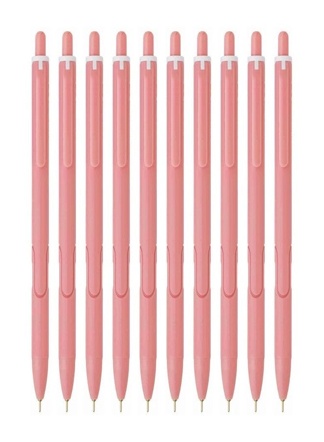 Hauser Germany XO RT Retractable Ball Pen | Sleek Matt Finish Pastel Shade Body & Minimalistic Design | Low Viscosity Ink With Ultra Durable Tip | Red Ink, Pack Of 20 - Image 1