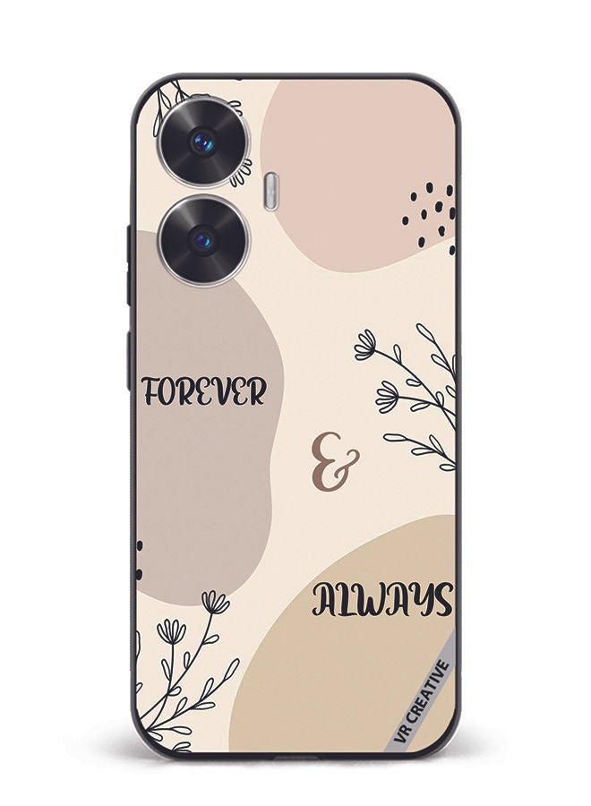 VR CREATIVE Protective Case Cover For Realme C55 Forever And Always Design Multicolour - Image 1