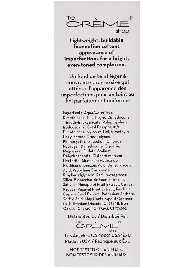 The Creme Shop - "Match Made" Luminous Liquid Foundation 49 - Image 1