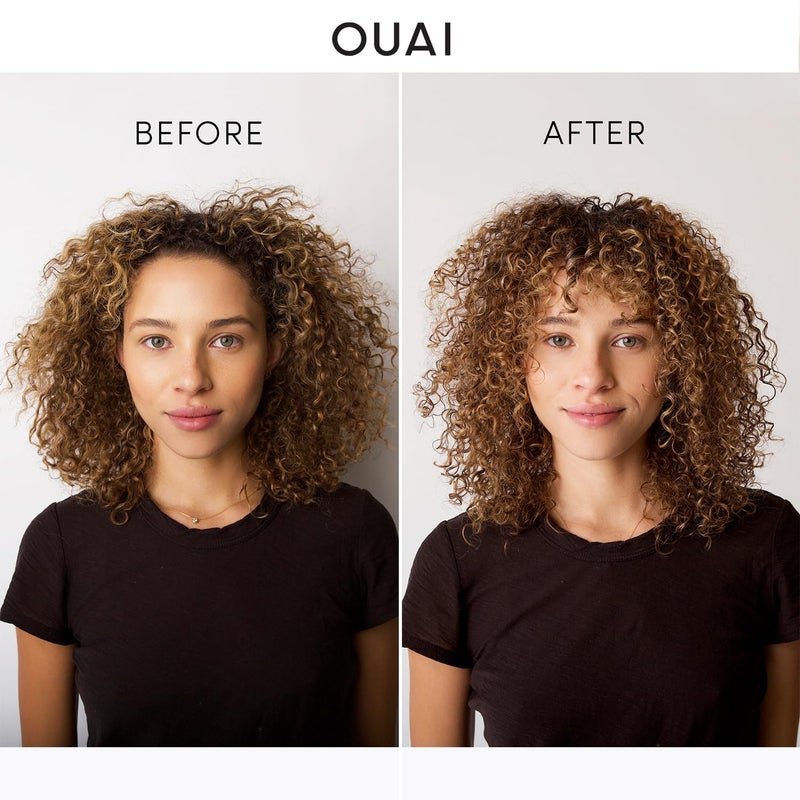OUAI Curl Cream - Curl Defining Cream with Chia & Linseed Oil - Enhances Definition, Hydration & Shine - Tames Frizz & Protects from Humidity - Silicone-Free Curly Hair Products for Women (8 oz) - Image 3