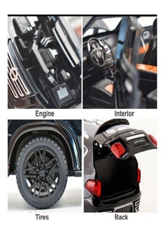 Nissan Patrol سيارة نيسان باترول دييكاست من السبائك المعدنية CZ136B - سوداء  - Image 3