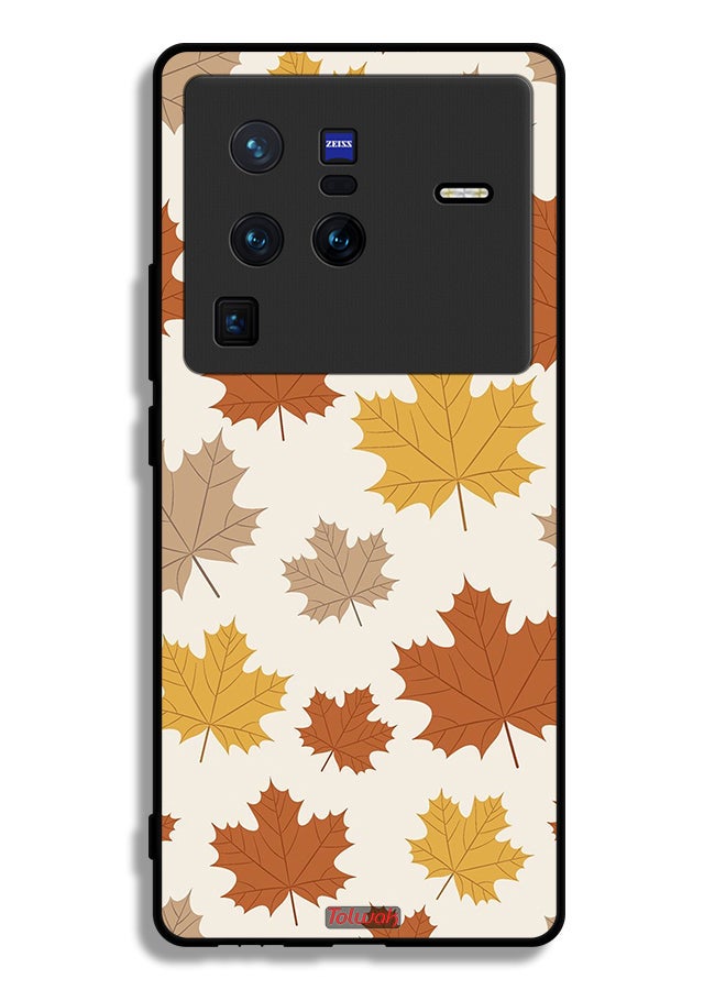 Tolwak Vivo X80 Pro Protective Case Cover Autumn Leaves - Image 2