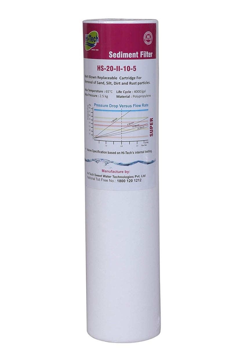 HITECH HiTech 75 GPD RO Membrane and 10 inch Sediment Filter - Image 2