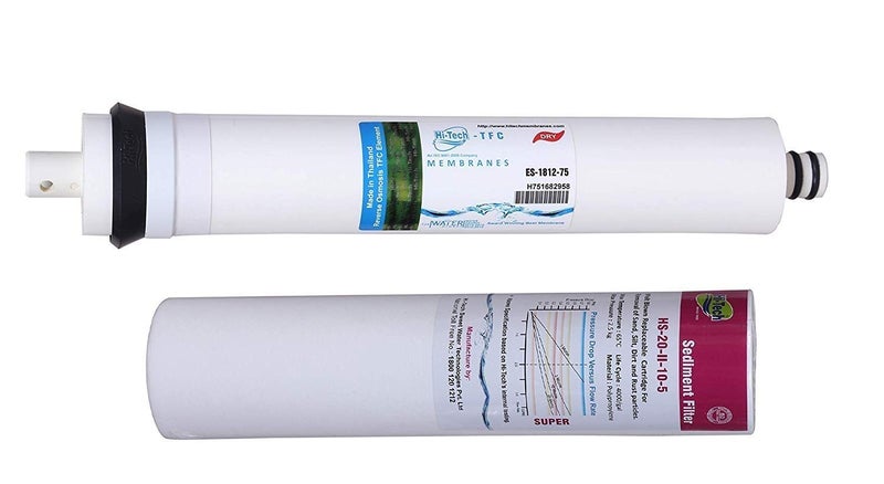 HITECH HiTech 75 GPD RO Membrane and 10 inch Sediment Filter - Image 1