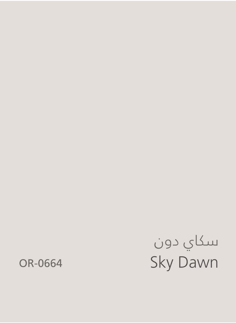 دهانات الجزيرة جزيتال دهان جدران داخلية مطفي(اللون : سكاي دون) 3لتر  - Image 4