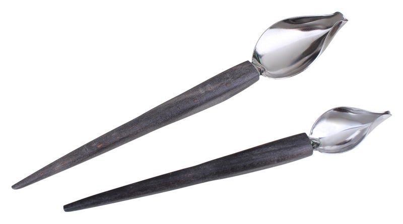 Zeroll Deco Spoon Set Discontinued by 17 Inch Brown