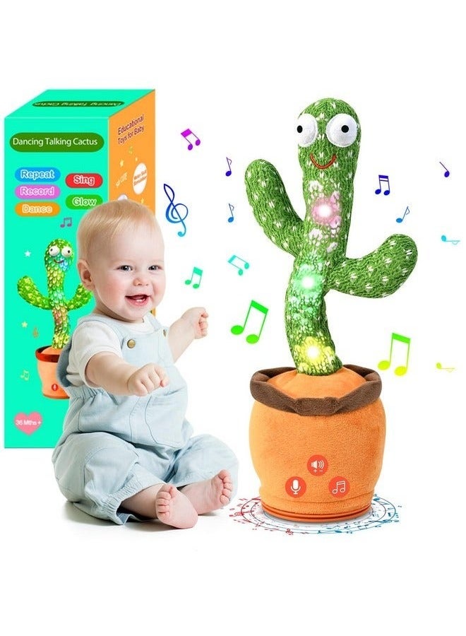HAVEN Dancing Talking Cactus Toy for Baby Toddler, Boys Girls Gifts, Singing Mimicking Cactus Toy, Recording & Repeating What You Say, Cactus Baby Toy with 120 English Songs - Image 1