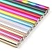 CYFUN DESIGN 12 Pack Heat Transfer Gold Foil Sheets for Crafts Embossing Stamp Tool Heat Activated Thermal Toner Reactive Foil Roll 59inx426ft Add Stunning Foiled Elements to Any Card Scrapbooking DIY - Image 2