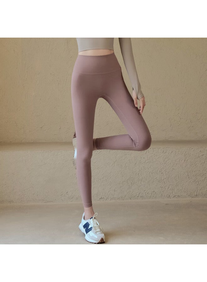 Ackdcs High Waist Slimming Hip-lifting Yoga Pants Women's Tight High Elasticity Sports Running Pilates Fitness Spring And Summer - Image 1