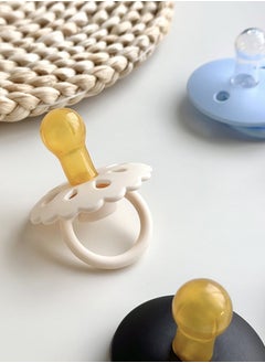 joybuy Natural Latex Pacifier, Flower-Shaped Baby Pacifier, Pacifier, Suitable For Baby 0 To 6 Months  - Image 2