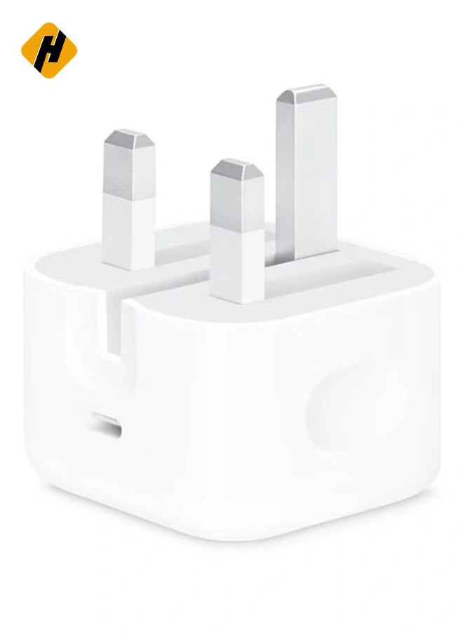 HuHa - Type C Fast Charger PD 20W Power Adapter for iPhone 13 12 11 14 Series Plug PD Power Adapter Wall Plug Compatible with iPhone 14 13 13pro 12 Pro Max 12 Mini SE White - Image 1