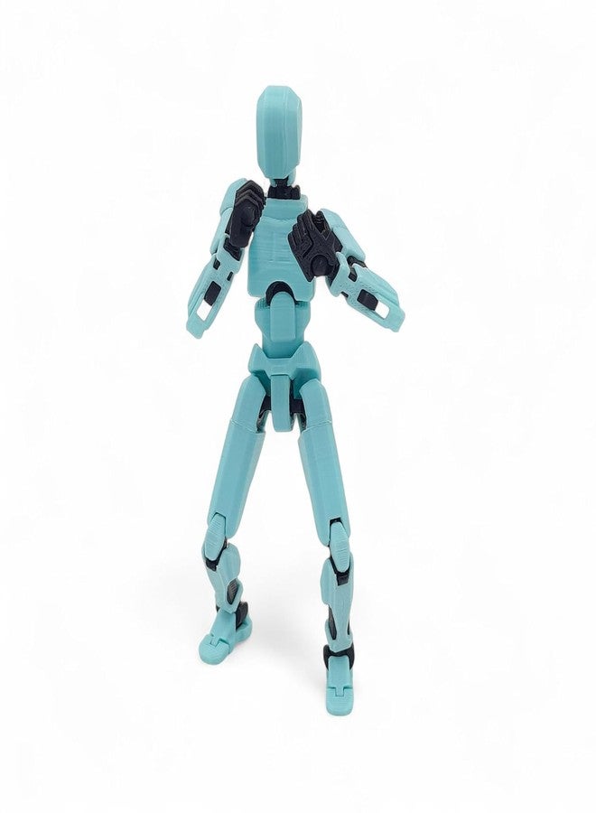 Beoals Action Figure Poseable Robot Toy - 360° Articulated Body, Collectible Movable Mannequin for Kids & Adults, Flexible Model for Posing, Display & Stop-Motion Animation (Multicolor) (Green) - Image 4