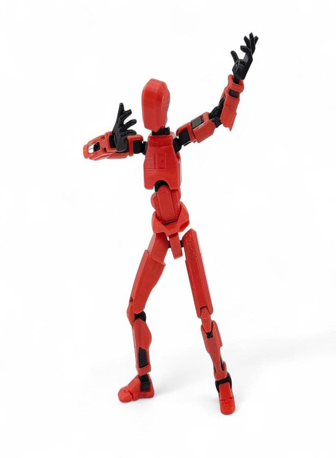 Beoals Action Figure Poseable Robot Toy - 360° Articulated Body, Collectible Movable Mannequin for Kids & Adults, Flexible Model for Posing, Display & Stop-Motion Animation (Multicolor) (Green) - Image 3