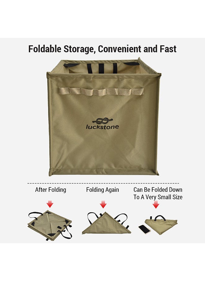 Luckstone Climbing Rope Bag Foldable Camping Tool Storage Bag Throwing Rope Bag  - Image 3