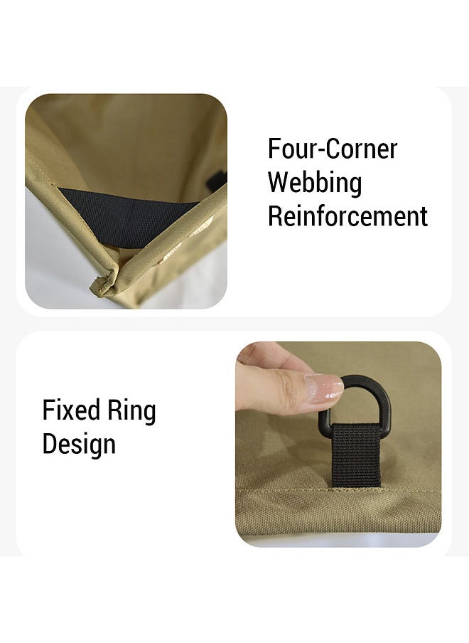 Luckstone Climbing Rope Bag Foldable Camping Tool Storage Bag Throwing Rope Bag  - Image 2