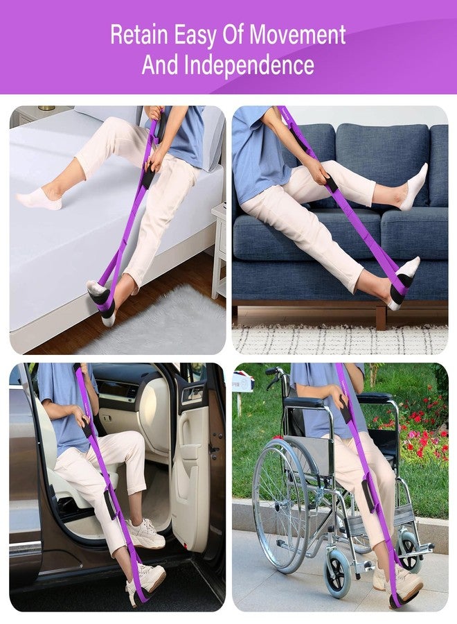 TARINI Leg Lifter Strap, Leg Lifter Mobility Aid, Stretching Belt, Yoga Belt, Mobility Aid for Stroke Patients & Post-Surgery Recovery Leg Exercise Equipment - Image 2