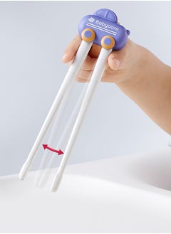 Babycare Babycare - Car Training Chopsticks Purple – BPA-Free, Easy-to-Hold Training Utensils for Toddlers, Safety Approved  - Image 4