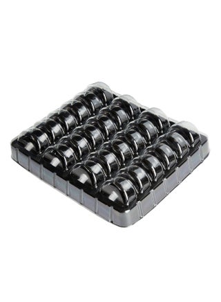Black/24 macarons