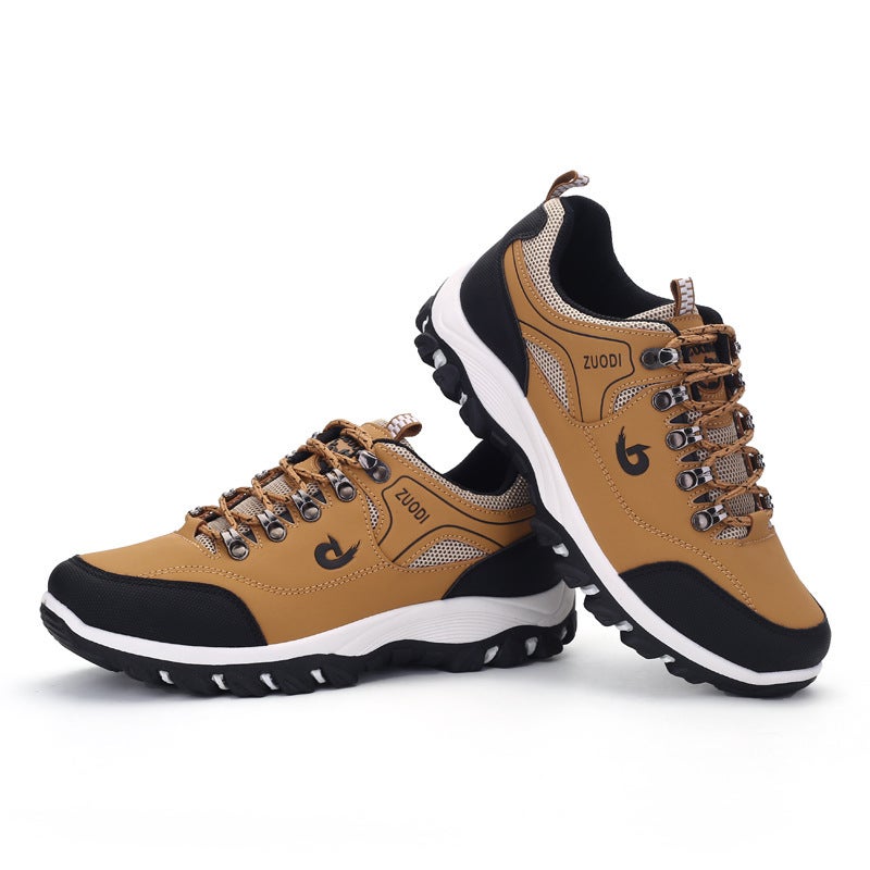 تجارة خارجية عبر الحدود 2022 أجزاء جملة متنقلة أحذية تزلج للجري في الهواء الطلق أحذية رجالية مقاس كبير مقاسات 39-48 أحذية رجالية رقم 692 لون أصفر مقاس 42 - Image 1