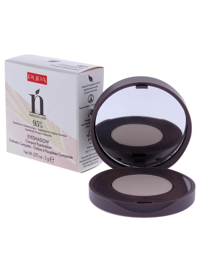PUPA Milano Natural Side Eyeshadow 003 Silky White Light Satin Easy Blending Eyeshadow Powder To Make Eyes Pop Neutral Shadow Color Paraben Silicone Free Formula 0.07 Oz - Image 5