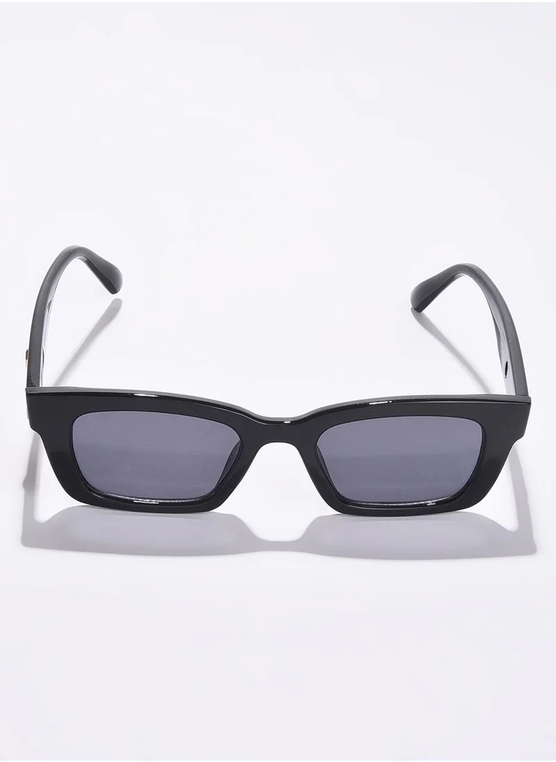 Haute Sauce Grey Lens Black Butterfly Sunglasses