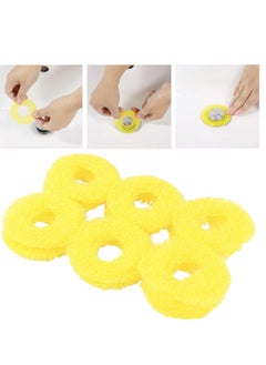 Excefore Small Caliper pop up Sink Drainage Spring Filters, 48 Pcs Disposable Shower Drain Hair Catcher, Shower Mesh Shape Drain Plug Filter, for bathrooms, bathtubs (32 Small Diameter Filter Screen)  - Image 5