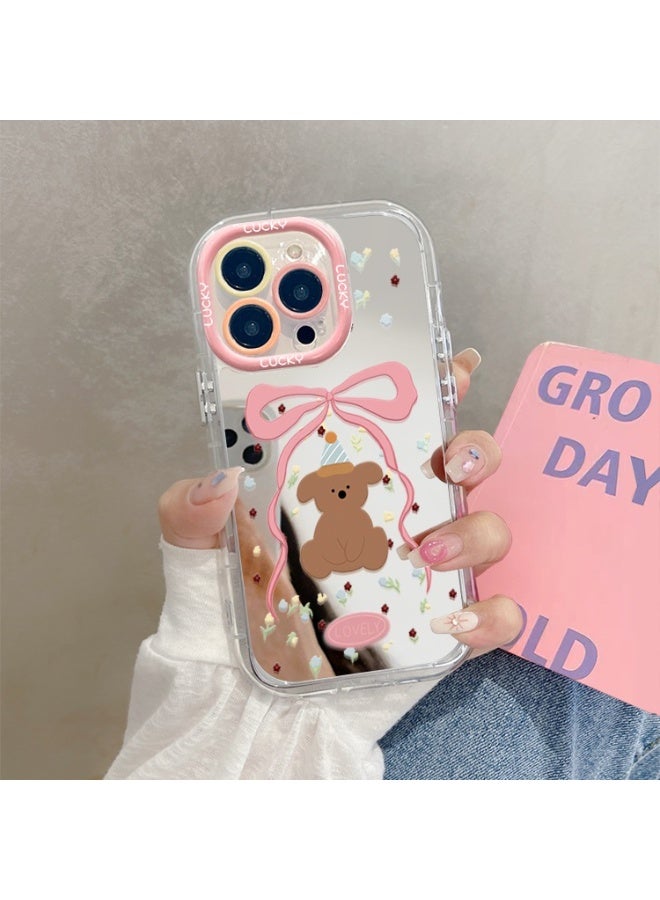 NIBEMINENT Bows And Bears Protective TPU Case Cover For iPhone 16 Pro