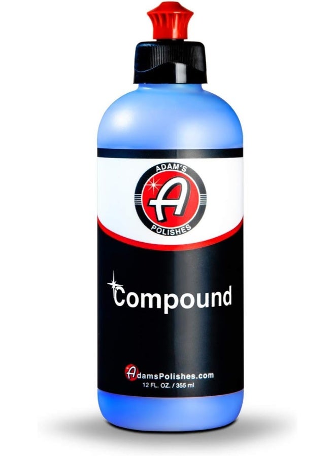 Adam's Polishes New Paint Correcting Compound 12Oz - Silicone-Free, Body Shop Safe, Low-Dust Formula - Heavier-Cut For Faster, Stronger Correcting For Clear Coat, Gel Coat, Single Stage Finishes - Image 1