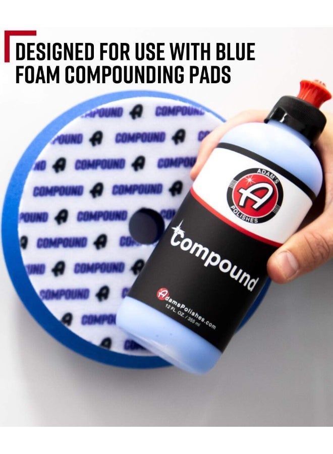 Adam's Polishes New Paint Correcting Compound 12Oz - Silicone-Free, Body Shop Safe, Low-Dust Formula - Heavier-Cut For Faster, Stronger Correcting For Clear Coat, Gel Coat, Single Stage Finishes - Image 2