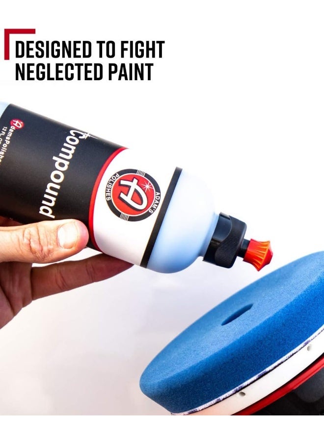 Adam's Polishes New Paint Correcting Compound 12Oz - Silicone-Free, Body Shop Safe, Low-Dust Formula - Heavier-Cut For Faster, Stronger Correcting For Clear Coat, Gel Coat, Single Stage Finishes - Image 4
